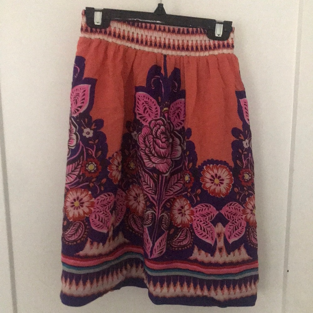 From Anthropologie super cute floral skirt